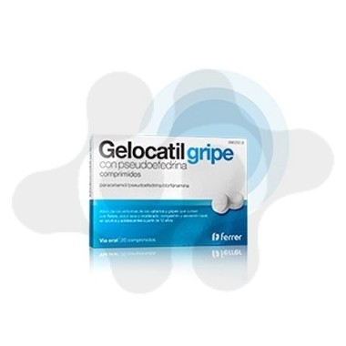 GELOCATIL GRIPE CON PSEUDOEFEDRINA COMPRIMIDOS, 20 COMPRIMIDOS